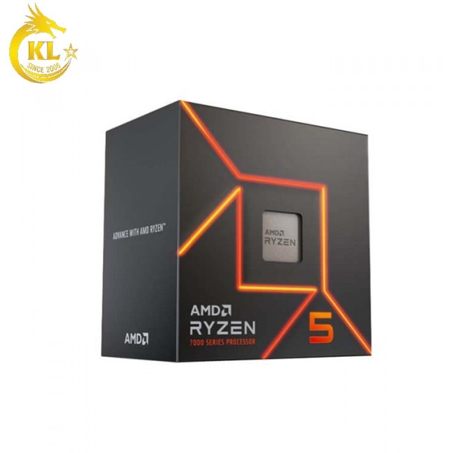 CPU AMD Ryzen 5 7500F (AMD AM5 - 6 Core - 12 Thread - Base 3.7Ghz - Turbo 5.0Ghz - Cache 38MB - No iGPU)